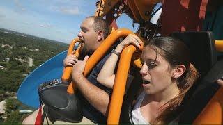 Attractions hosts dive face-first on Falcon's Fury at Busch Gardens