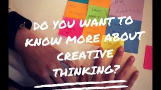 Promo Online Course "Creative Thinking - Opening perspectives and thinking big"