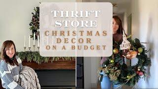 DIY Christmas Decor with Thrift Store Finds | Christmas Decorating Ideas on a Budget