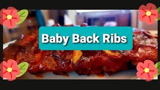 BBq PORK RIBS Recipe/ Slow cooked. Mr Woodyard  Recipe. Filipina&American Couple