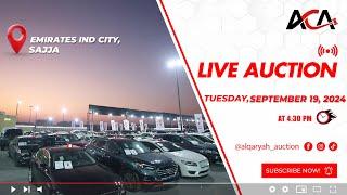 AL QARYAH CARS AUCTION | EMIRATES INDUSTRIAL CITY SAJJA | THURSDAY 19 SEP 2024