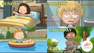 Days Of The Week Song | Learn Days Of The Week For Toddlers, Preschool, Circle Time, and Young Kids