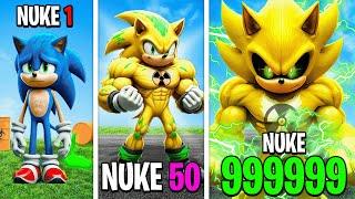 Evolving Sonic to NUCLEAR SONIC In GTA 5