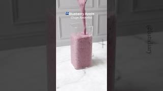 BLUEBERRY APPLE GRAPE SMOOTHIE 🫐 #homecafe #healthysmoothie #asmr #applesmoothie