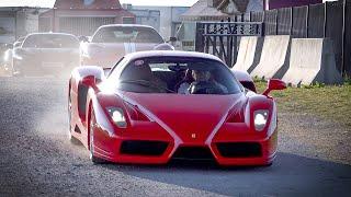 Supercars Accelerating Loud!!! Leaving SupercarFest  F50, Enzo, One-77, F40, SVJ, GT40