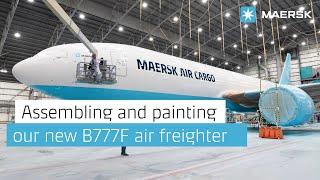 From factory to air fleet: assembly of our new B777F freighter️