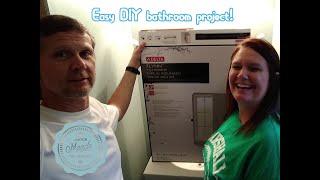 Delta Flynn Frameless Bathroom Mirror Reveal and Install from Lowe's