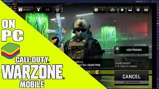 HOW TO PLAY WARZONE MOBILE ON BLUESTACKS EMULATOR | HOW TO PLAY WARZONE MOBILE ON PC