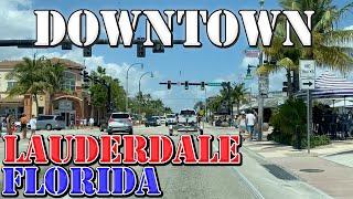 Lauderdale by the Sea - Florida - 4K Downtown Drive