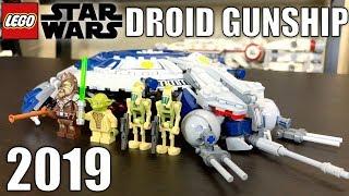 LEGO Star Wars 2019 Droid Gunship Review! Set 75233!