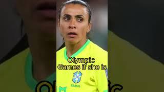 Brazil's star Marta will retire from international service.#brazil #marta #international #viral