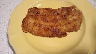 Crusted Butter Fried Fish with Lemon and Oregano / soulfoodqueen.net