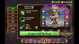 Buffing Up Jorgen! — Hero Wars: Dominion Era