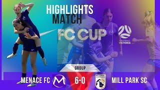 Nike FC Cup Juniors 2024  Mill Park vs Menace FC #soccer #soccerskills #footballgirl