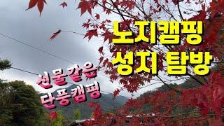 노지캠핑, 노지차박 성지 탐방 / 선물같은 단풍 캠핑, 가을캠핑