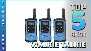 Top 5 Best Walkie Talkie Review in 2022