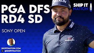 PGA Round 4 Showdown | January 12, 2025 | DraftKings DFS Picks, Plays and Process