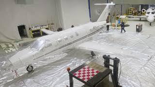 PANNONIA AERO TECHNICS - Paint stripping and painting Cessna 525