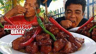 Wag puro adobo! Subukan ang "MARCOTSUP BELLY" (margarine-cola-catsup) another recipe for #porkbelly