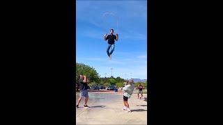 Insane Jumprope Stunt 