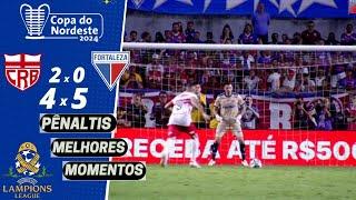 DECISÃO DE PÊNALTIS! CRB 2 (4)x(5) 0 Fortaleza | Melhores Momentos  | Final-Copa do Nordeste 2024