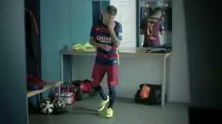 MESSI GRABA BAILANDO A NEYMAR JR / FC BARCELONA