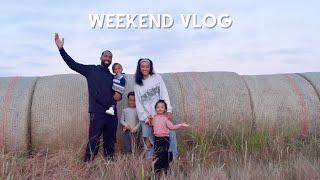 Weekend Vlog At Home! Young Parents of 3, Thunderstorms, Visiting Our Land, Time Change