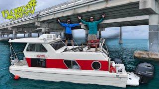 3 Days Houseboat Camping In The Florida Keys! (shark catch n cook)