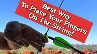 Archery: How to Place Your Fingers on the String Correctly