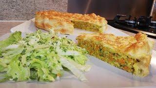 Recette Quiche crevette, courgette carotte