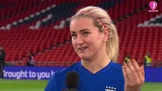 England vs USA  womens football - Postgame