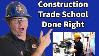 Why we do construction trade school right #construction