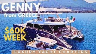 Genny ️ Luxury Catamaran Charter in Greece  | Sunreef 80 $60K/Week