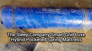 The Sleep Company Smart Grid Luxe Hybrid Pocketed Spring Mattress Unboxing #springmattress