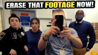 POSTAL SUPERVISOR EDUCATES CLERKS! OFFICER HONORS HER OATH? 1ST AMENDMENT AUDIT