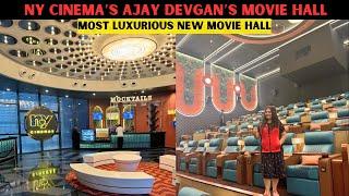 MOST LUXURIOUS MOVIE HALL IN DELHI | NY CINEMA AJAY DEVGAN'S NEW MOVIE HALL | SARFIRA MOVIE REVIEW