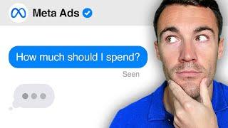 Working Out The PERFECT Facebook Ad Budget