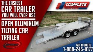 The Jimglo Trailers tilting car trailer. The easiest car trailer you will ever use!