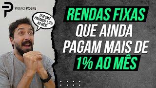 RENDA FIXA pagando 1,36% AO MÊS