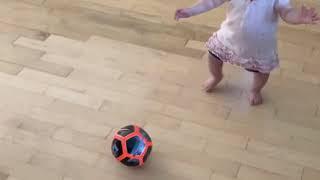 Young Soccer star! step aside  Baerke, this little lady has handles