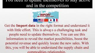 Grow your import business with Indian import data
