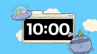 Fun classroom timer for kids - 10 MINUTES