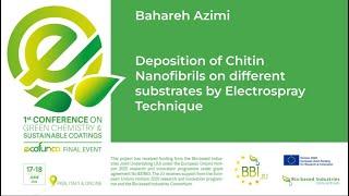 ECOFUNCO Final Event | Deposition of Chitin Nanofibrils on different substrates by Electrospray