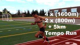 MIXED SPEED TRACK WORKOUT! |  Sage Canaday TRAINING FOR A SUB 2:19:00 Marathon