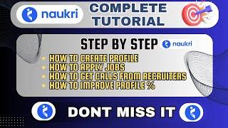 How to Create a Profile on Naukri.com in Telugu | Step-by-Step Guide to Naukri Registration