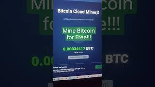 Bitcoin Cloud Mining For FREE