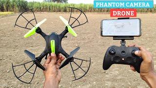 Phantom GD-115HWF Flying Camera Drone/Quadcopter With 360° Flip & One Key Take Off || Landing