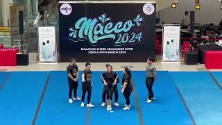 MACCO 2024 (1158) - Team Showcase (Crowns) - Coed Group Stunt Level 5