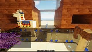 Building an airport in Minecraft