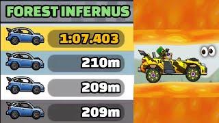 I FINISH HARD FOREST INFERNUS MAP AGAIN IN COMMUNITY SHOWCASE - Hill Climb Racing 2